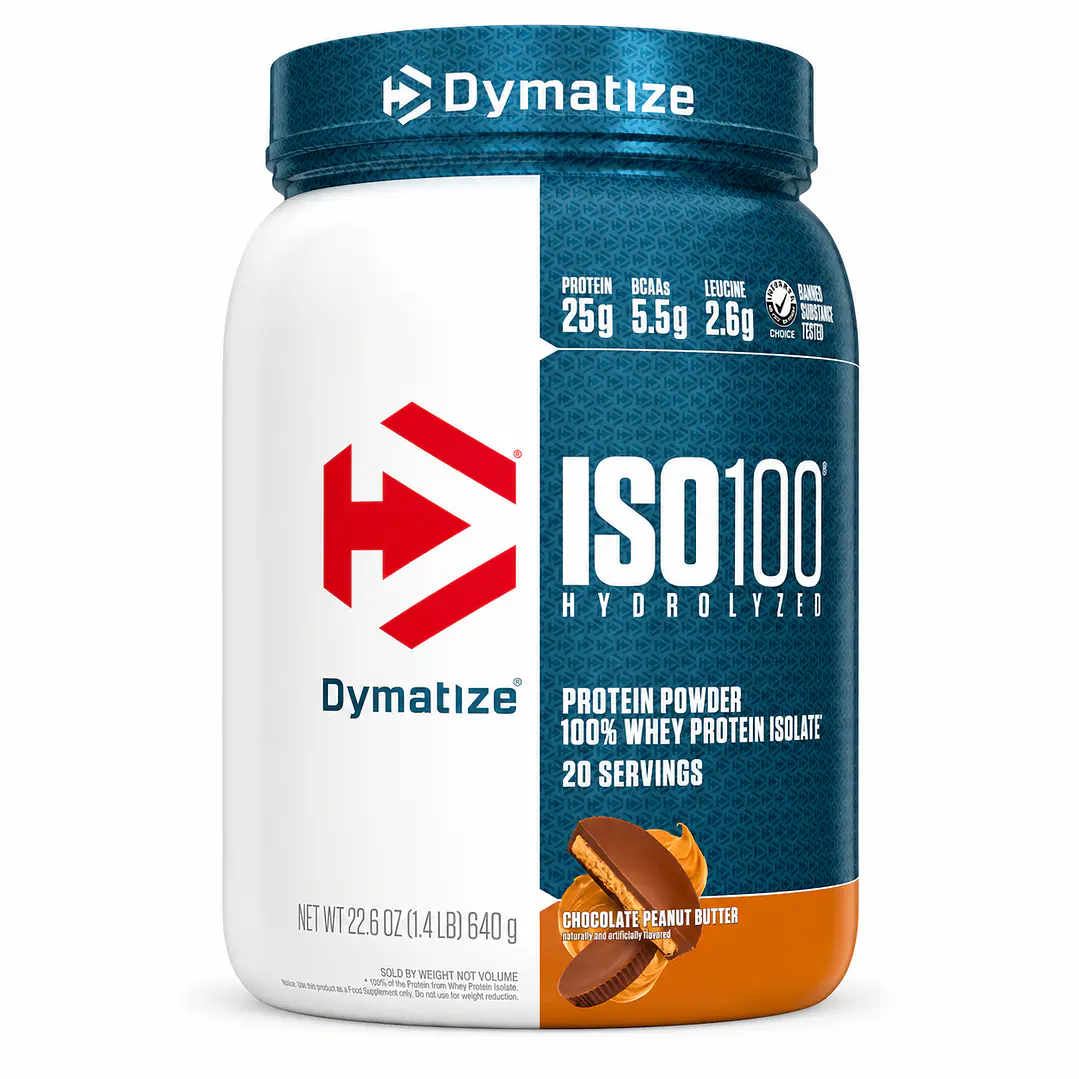 Dymatize ISO100 Chocolate Peanut Butter 1.45 lb | 25 g Proteína 1