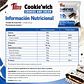 Cookie'wich Cookies & Cream 50 g | Mrs Taste - Miniatura 2