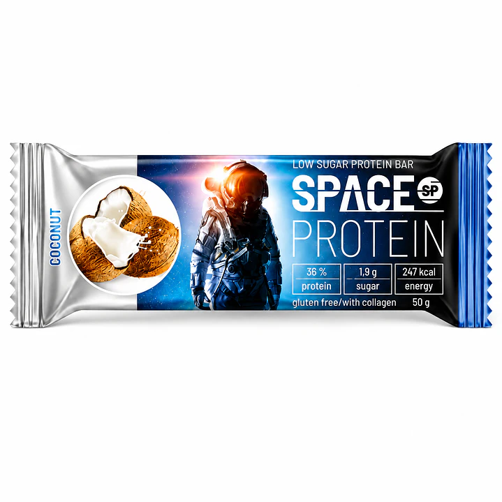Barra Protein Space Protein Coconut 50 g | 19,5 g Proteína 1