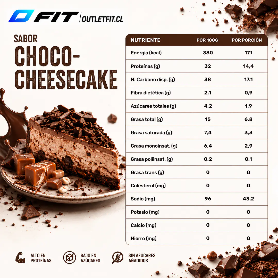 Barra Protein Space Protein Choco-Cheesecake 45 g | 14 g Proteína 2