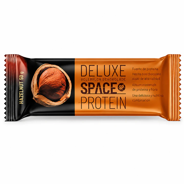 Barra Space Protein Deluxe Hazelnut 50 g | 14 g Proteína 1