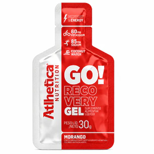 Gel Recovery Atlhetica GO! Frutilla 30 g | 19 g Carbohidratos