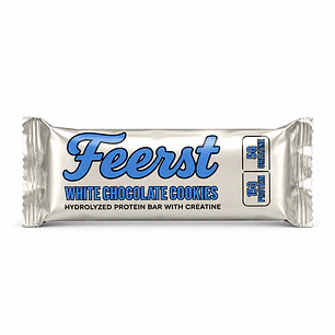 Barra Feerst White Chocolate Cookies + Creatine | 15 g Proteína + 5 g Creatina