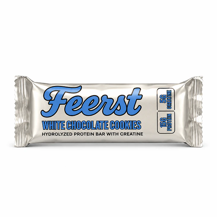Barra Feerst White Chocolate Cookies + Creatine | 15 g Proteína + 5 g Creatina 1