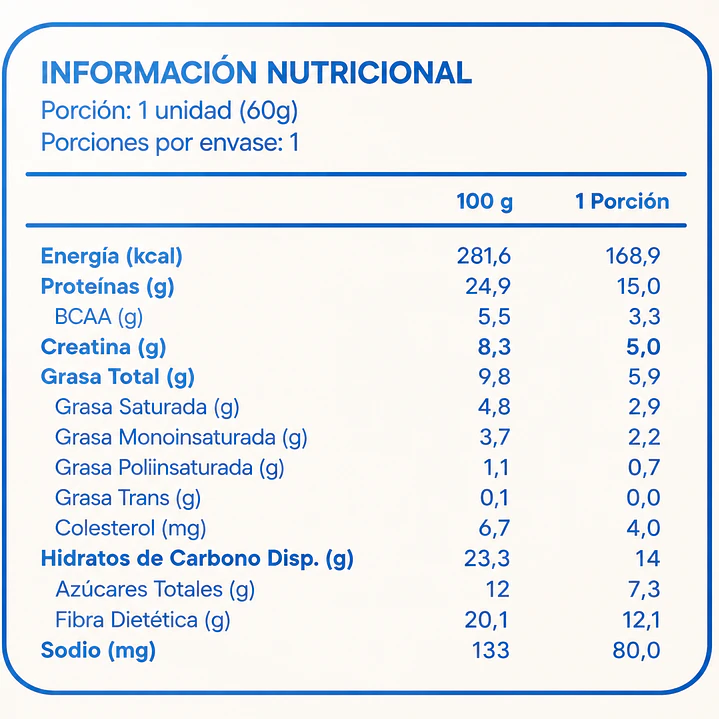 Barra Feerst White Chocolate Cookies + Creatine | 15 g Proteína + 5 g Creatina 2