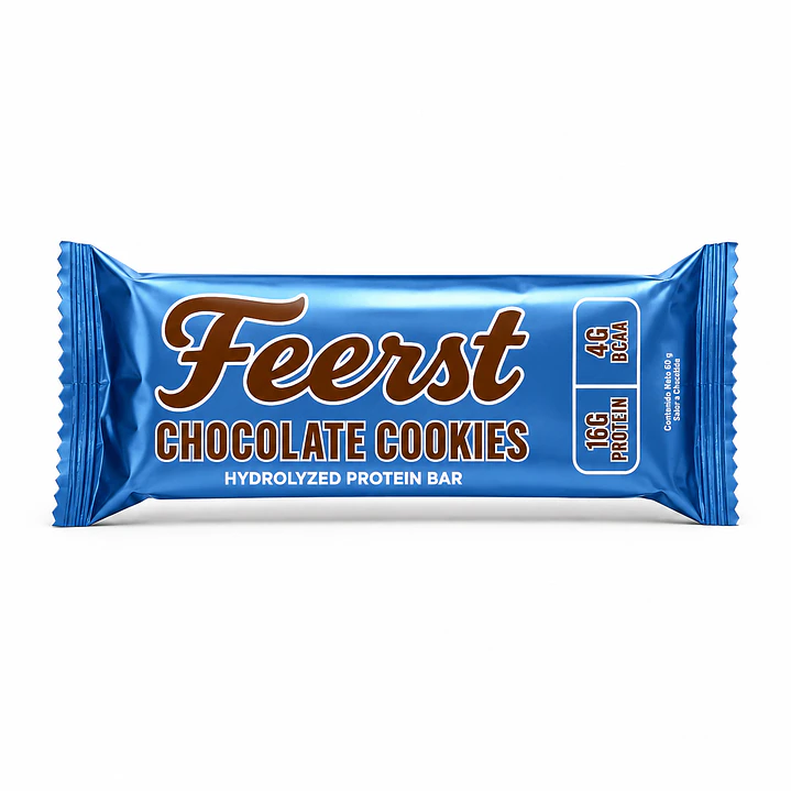 Barra Feerst Chocolate Cookies | 16 g Proteína + 4 g BCAA 1