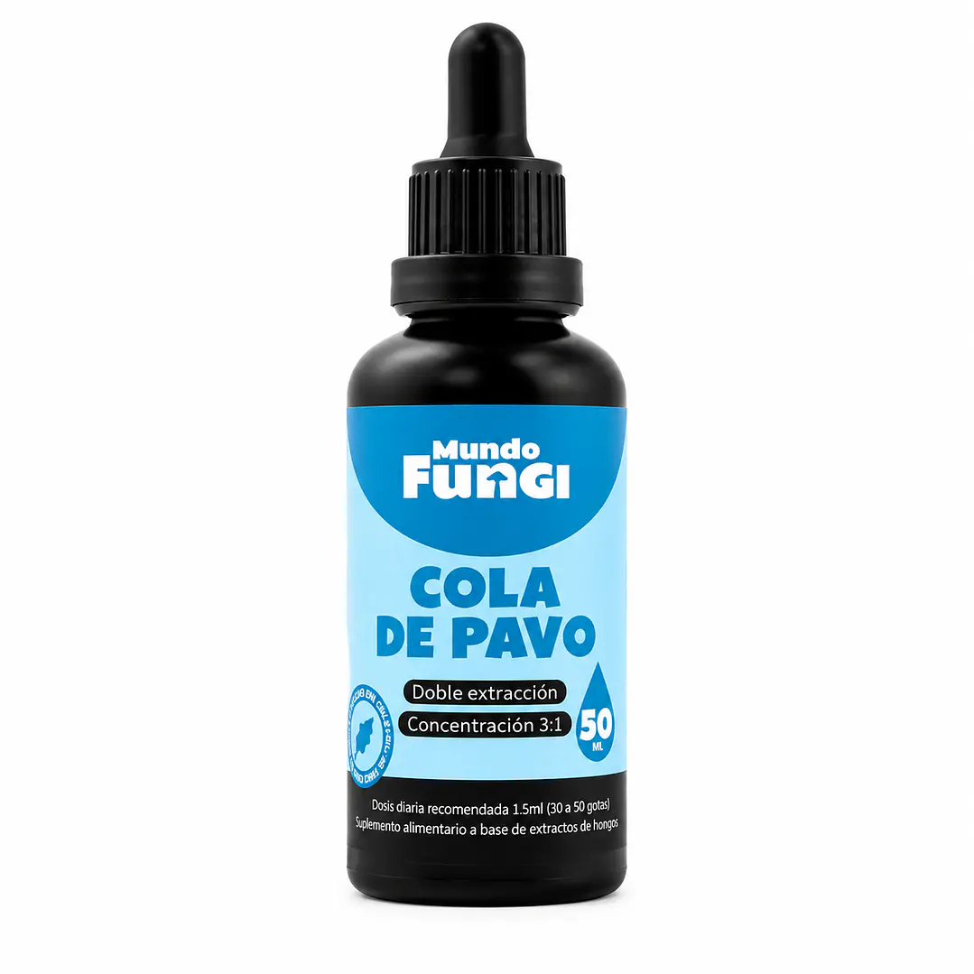 Cola de Pavo en Gotas Mundo Fungi 50 ml | Extracto 3:1 1