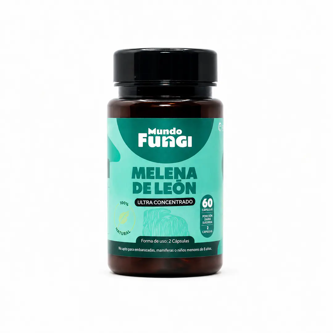 Melena de León Mundo Fungi 60 Cápsulas | Extracto Ultra Concentrado 1