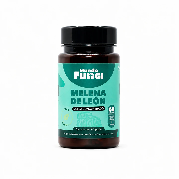 Melena de León Mundo Fungi 60 Cápsulas | Extracto Ultra Concentrado 1