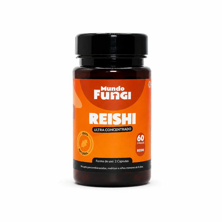 Reishi Mundo Fungi 60 Cápsulas | Ganoderma lucidum 1