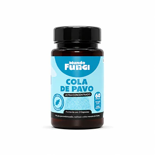 Cola de Pavo Mundo Fungi 60 Cápsulas | Trametes versicolor