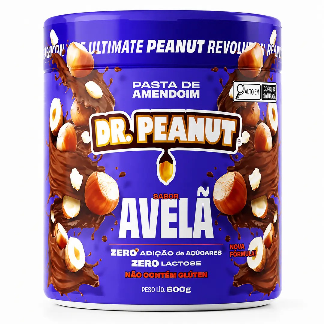 Pasta de Maní Dr. Peanut Avellana | Con Whey Protein 1