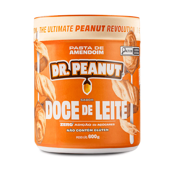 Pasta de Maní Dr. Peanut Doce de Leite 600 g | Con Whey Protein 1