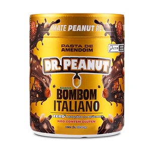 Pasta de Maní Dr. Peanut Bombom Italiano 600 g | Chocolate y Avellana