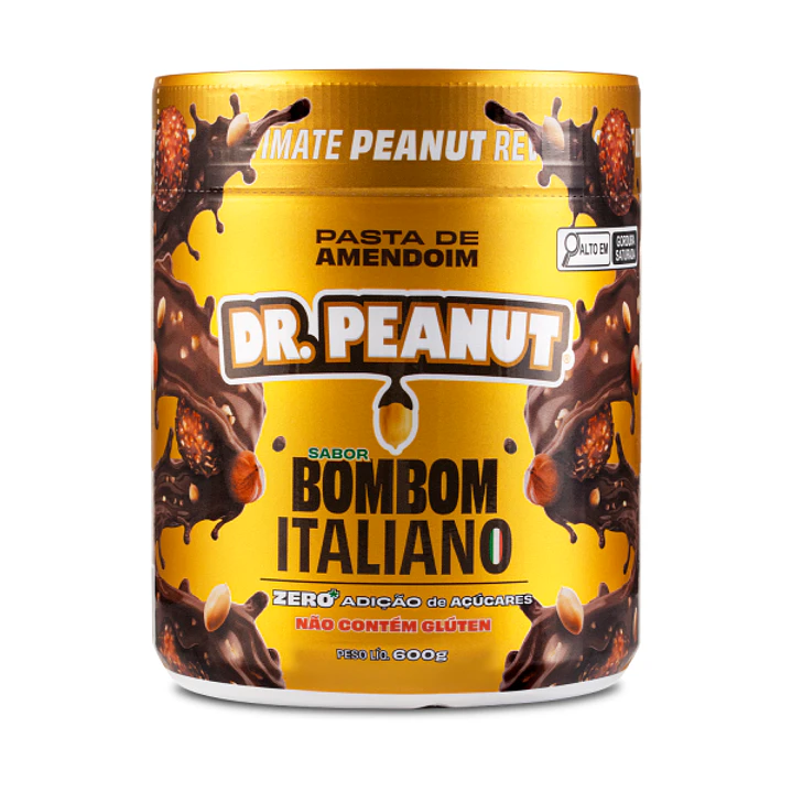 Pasta de Maní Dr. Peanut Bombom Italiano 600 g | Chocolate y Avellana 1