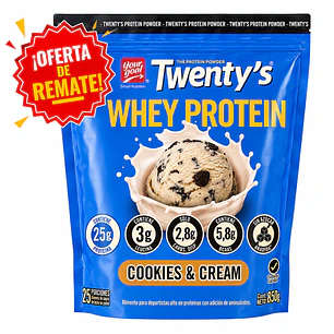 Twenty's Whey Protein Chocolate Fudge | 25 g de Proteína y 5,8 g de BCAA's