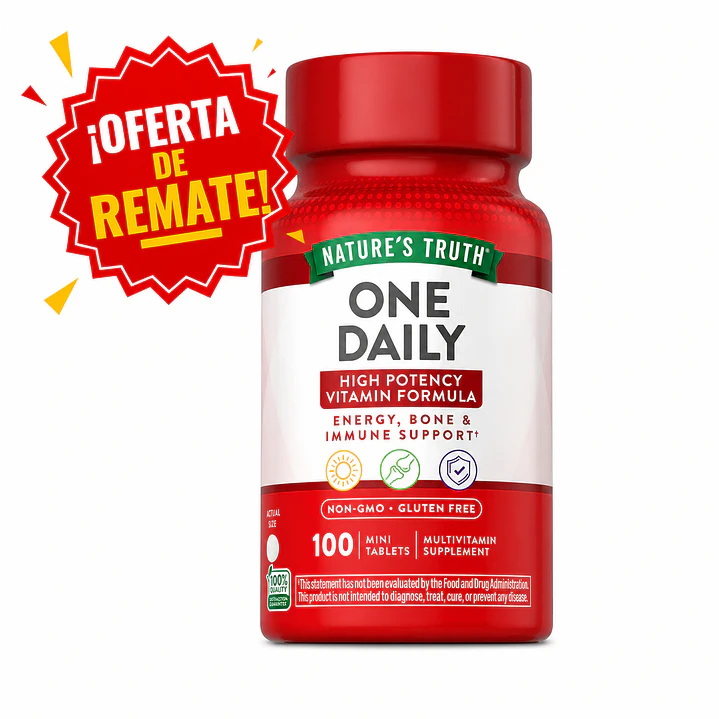 One Daily Multivitamínico Nature's Truth 100 Mini Tabletas 1