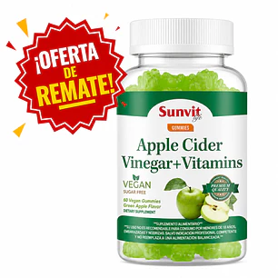 Vinagre de Manzana + Vitamins Vegan Gummies Sunvit Life (60 Gomitas)