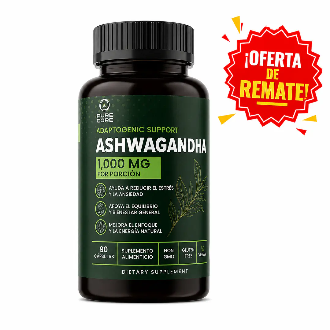Ashwagandha Pure Core 90 Cápsulas 1