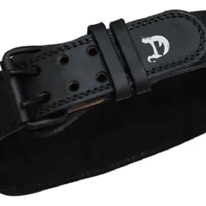 Cinturón Levantamiento Dragon Pharma Cuero Negro 3