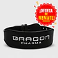 Cinturón Levantamiento Dragon Pharma Cuero Negro - Miniatura 1