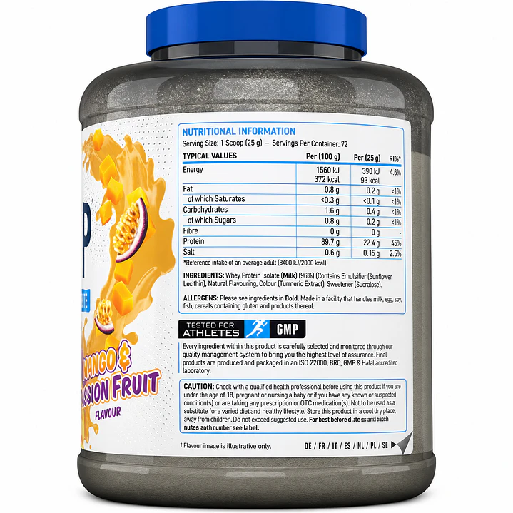 Applied Nutrition ISO-XP Mango & Passion Fruit 1.8 kg | Whey Isolate 98% 2