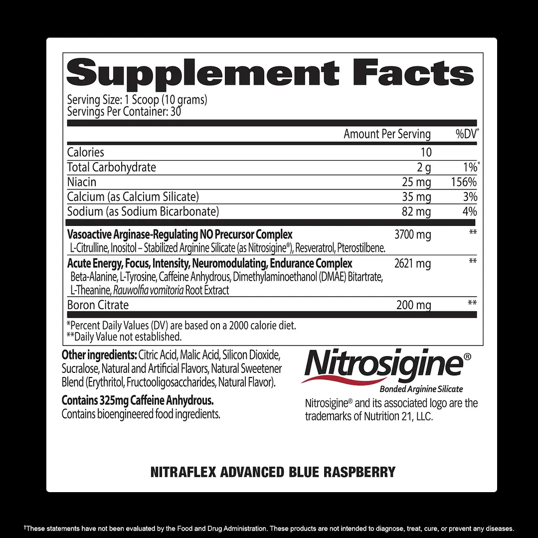 GAT Sport Nitraflex Advanced Green Apple 300 g | 325 mg Cafeína 2