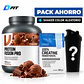 Pack OstroVit Fusion Pro Chocolate 2 kg + Creatina 300 g + Shaker de Regalo - Miniatura 1