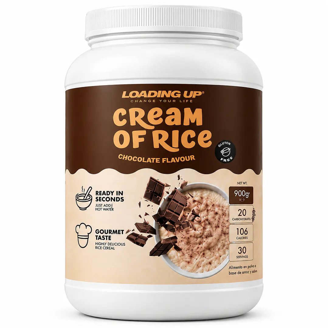 Loading Up Cream of Rice Chocolate 900 g | 30 Servicios 1