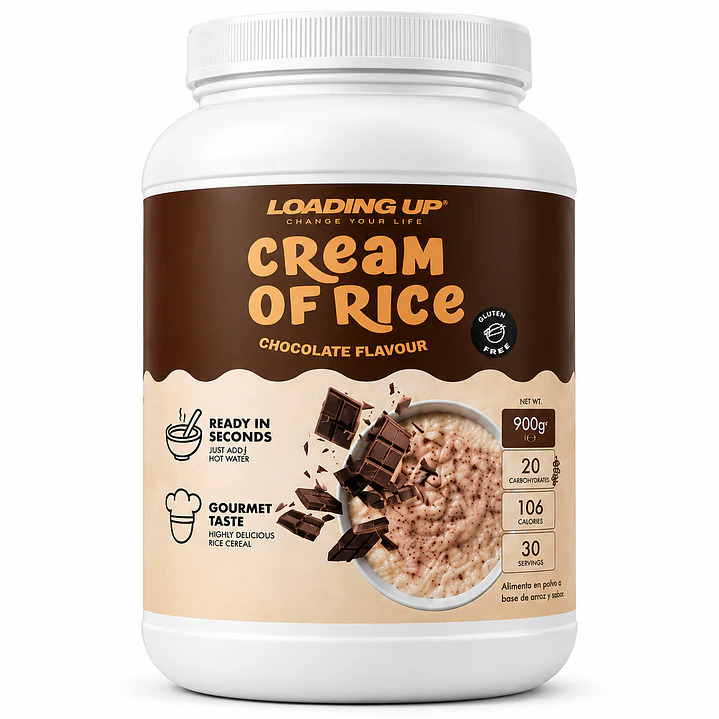Loading Up Cream of Rice Chocolate 900 g | 30 Servicios 1