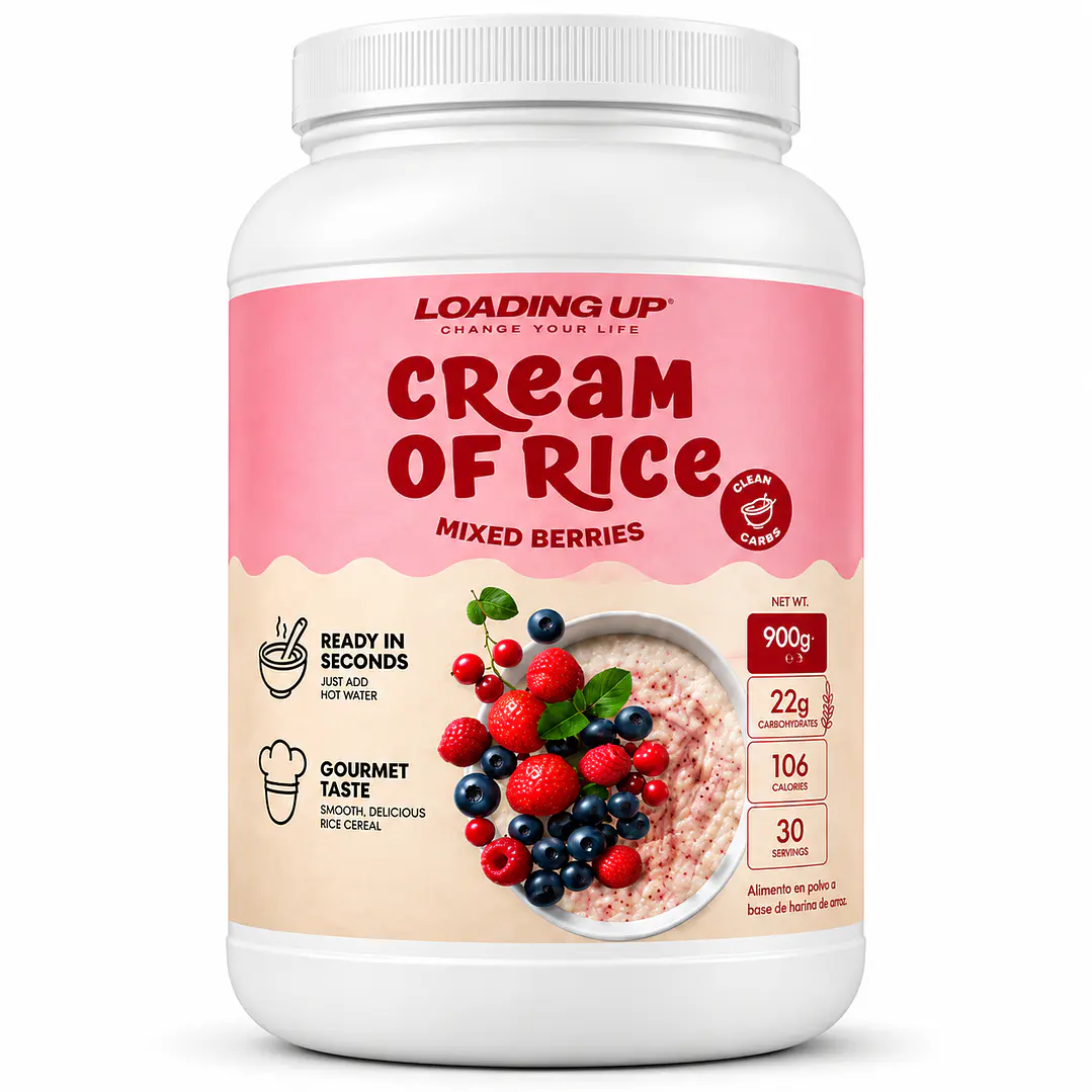 Loading Up Cream of Rice Mixed Berries 900 g | 30 Servicios 1