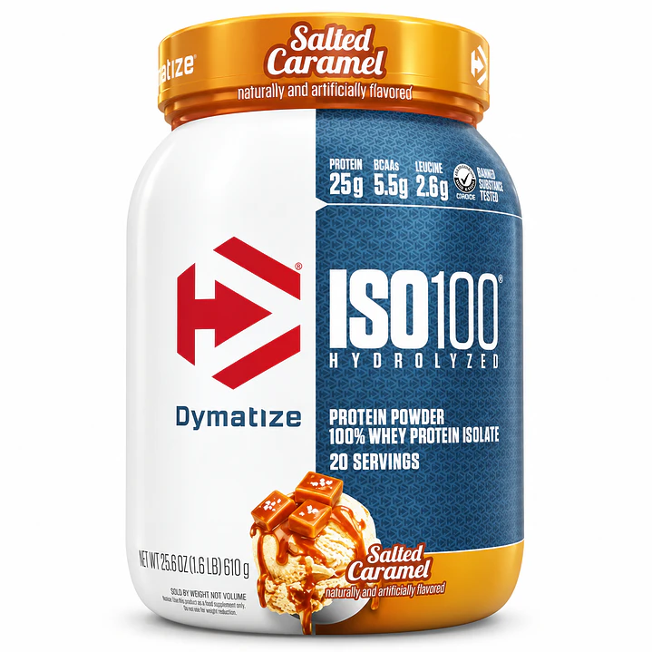 Dymatize ISO100 Salted Caramel 1.45 lb | 25 g de Proteína 1