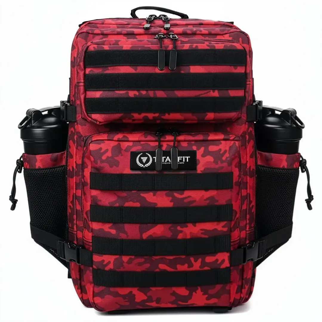 Mochila Táctica 45L TitanFit Alpha Élite Infierno 1