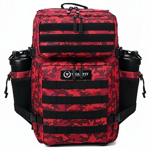 Mochila Táctica 45L TitanFit Alpha Élite Infierno