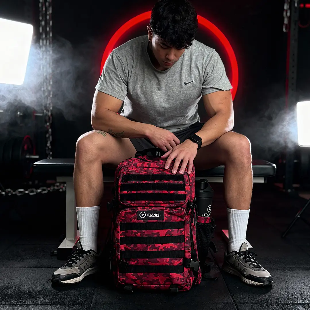 Mochila Táctica 45L TitanFit Alpha Élite Infierno 2
