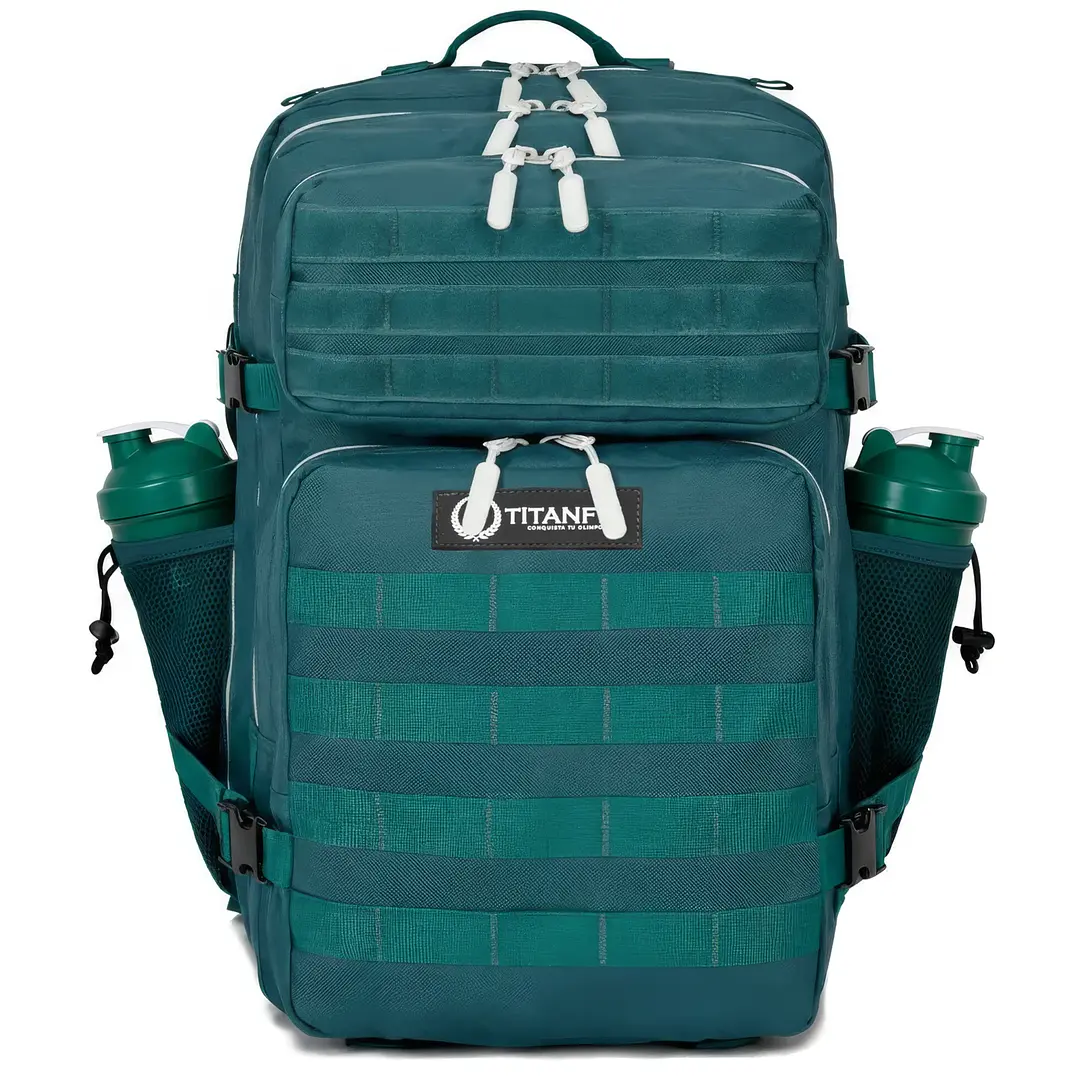 Mochila Táctica 45L TitanFit Alpha Élite Esmeralda 1