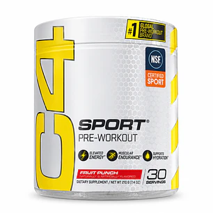 C4 Sport Pre-Workout Fruit Punch 30 Servicios | Pre Entreno Cellucor