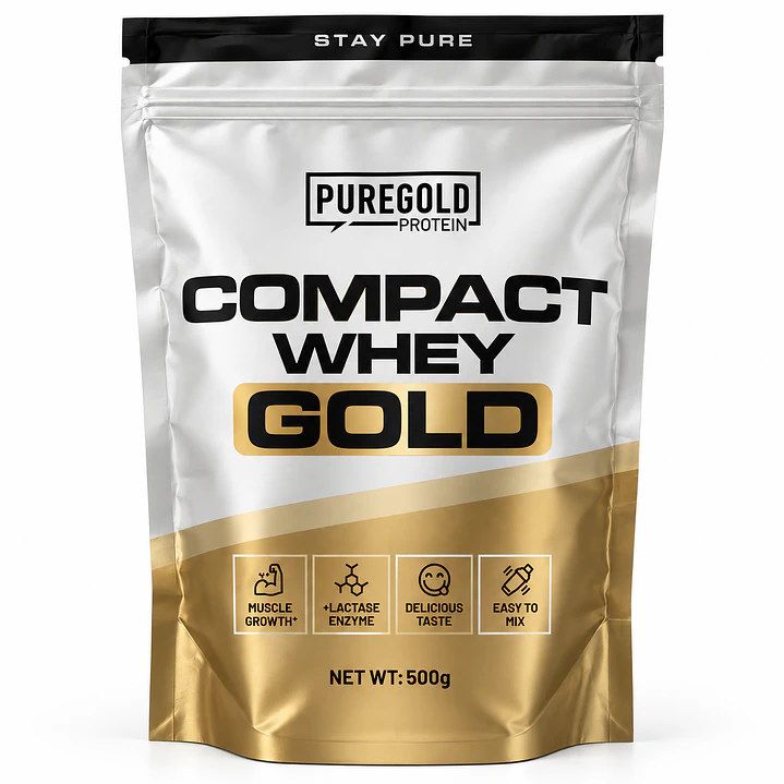 Pure Gold Compact Whey Gold Strawberry Ice Cream 500 g | 23 g Proteína 1