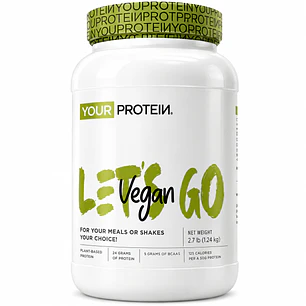 Your Protein Vegan Protein Unflavored 2.7 lb | 25 g Proteína Vegetal