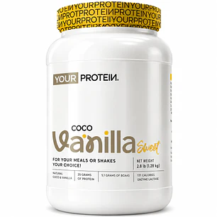 Your Protein Whey Protein Coco Vainilla 2.8 lb | 24 g Proteína