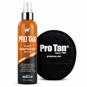 Muscle Up Pro Tan Overnight Competition Color 250 ml | Bronceador de Competencia