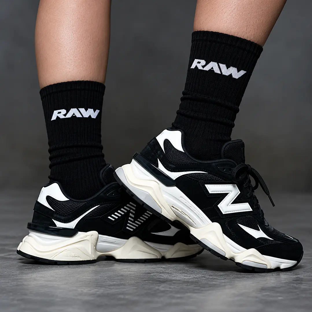 RAW Calcetines Negros Deportivos | Estilo Gym 1
