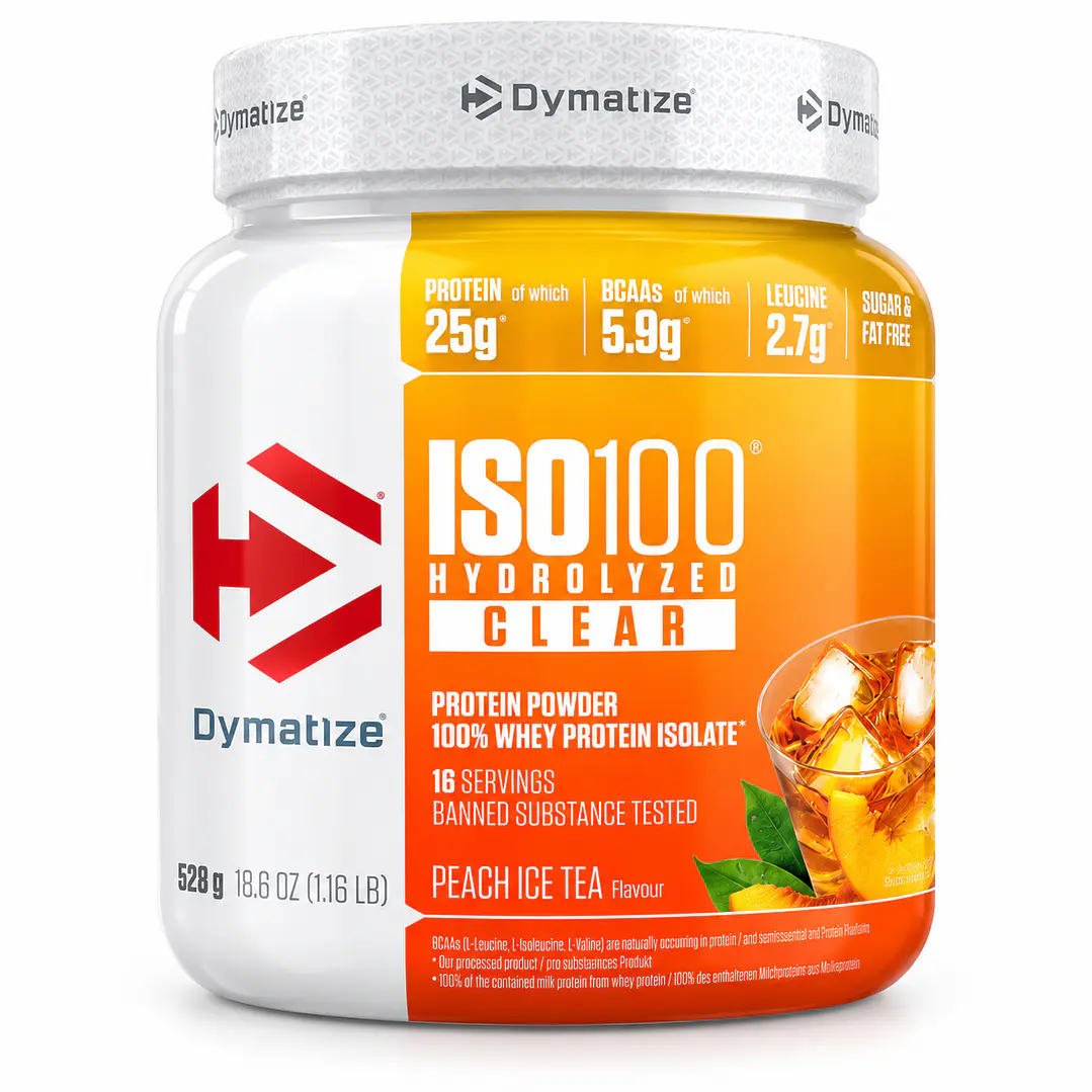 Dymatize ISO100 Clear Peach Ice Tea 528 g | 25 g Proteína 1