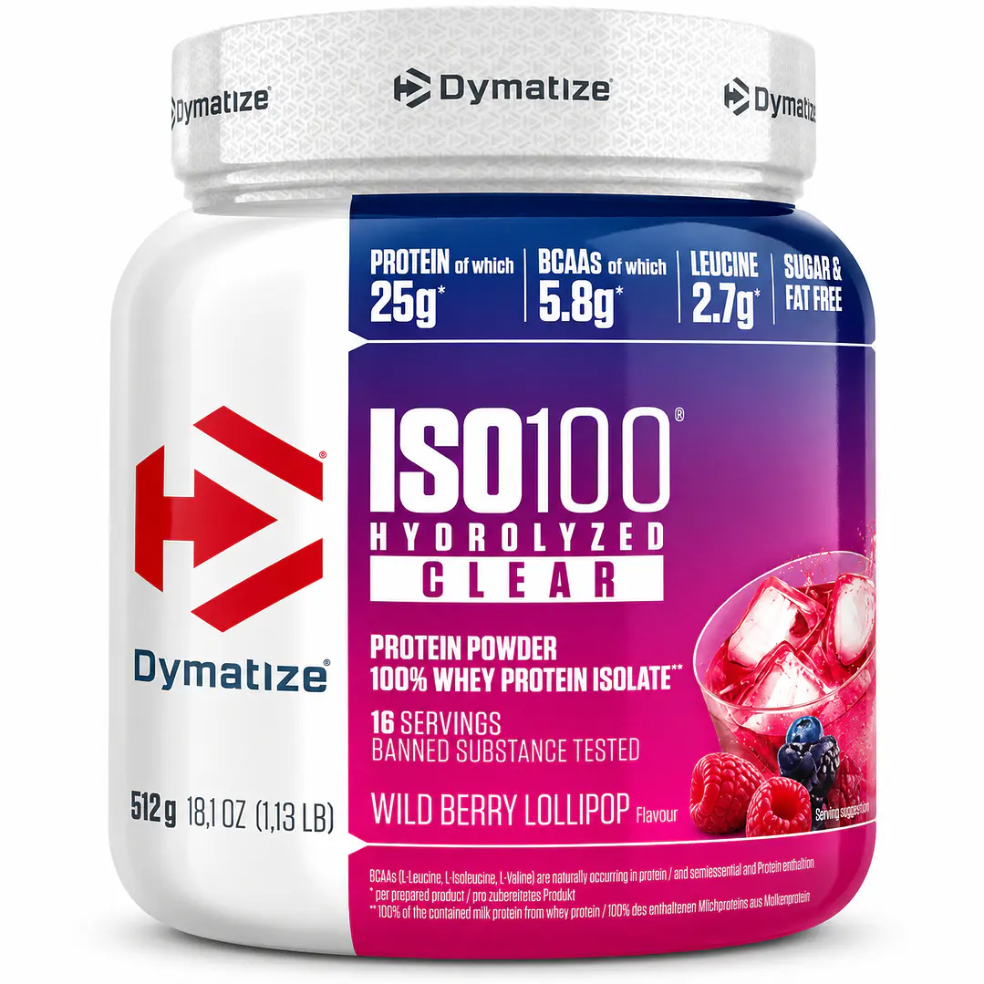 Dymatize ISO100 Clear Wild Berry Lollipop 1.13 lb | 25 g Proteína 1