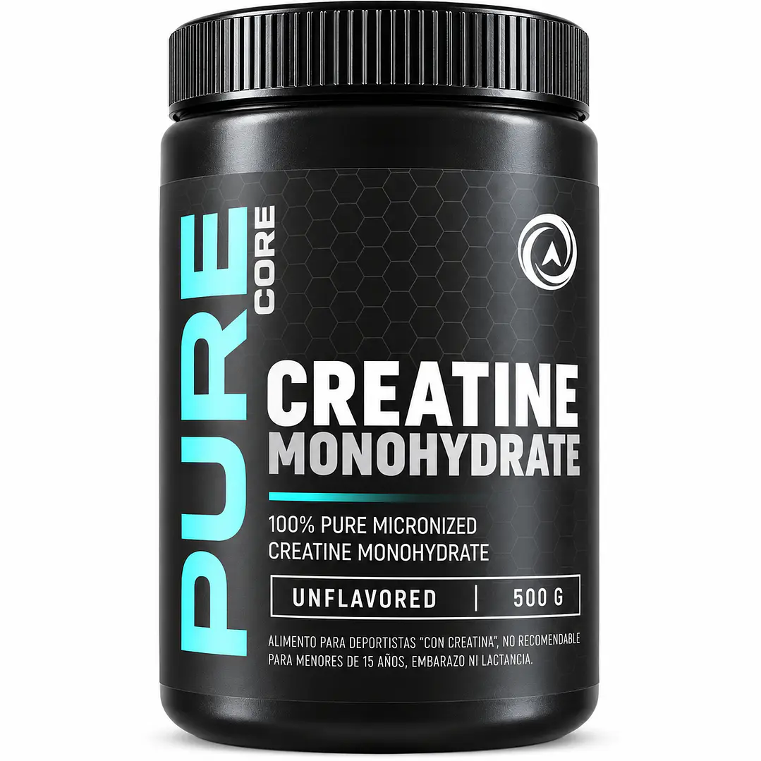 Pure Core Creatina Monohydrate 500 g | 100 Servicios 1