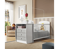 ♻️ Cuna con Mudador Bambini Gris - Productos con Detalles ♻️