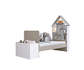 ♻️ Cama infantil c/baúl estante casita Amore - Productos con Detalles ♻️