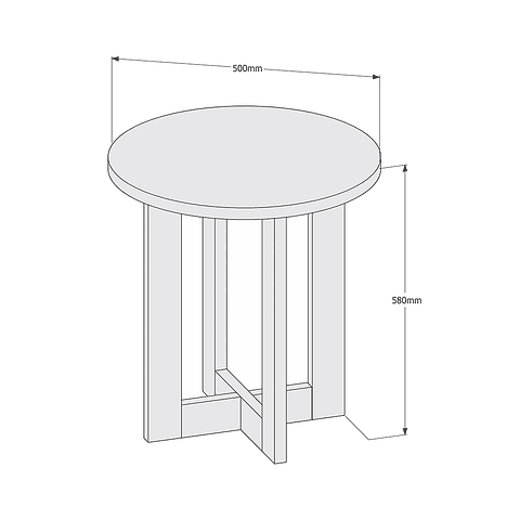Mesa Lateral Be Perla