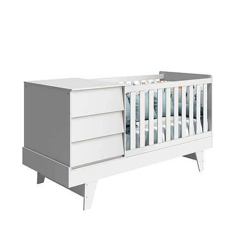 ♻️ Cuna 3 En 1 Noah Blanco Opaco - Productos con Detalles ♻️