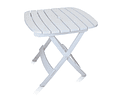 Mesa Plástico Plegable Diamantina Blanco